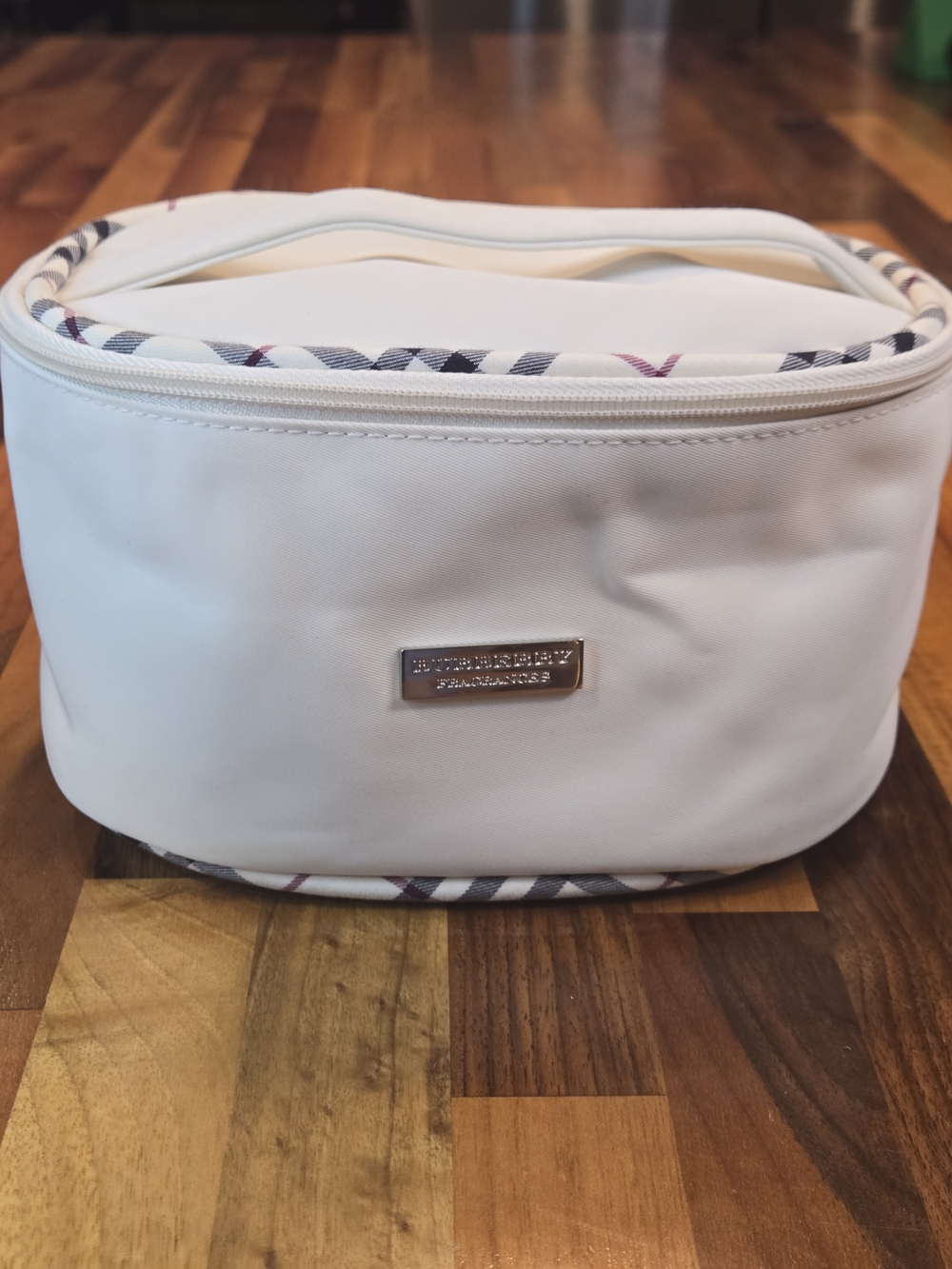 Burberry Fragrances Ivory Nova Check Trim Vanity Case